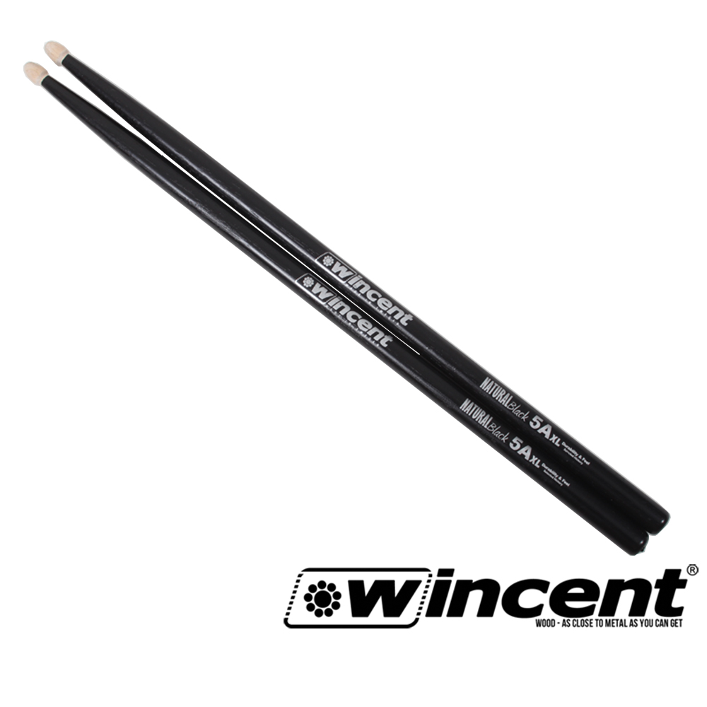 윈센트 Wincent W-5AXLCB 엑스라지 블랙 5A 드럼스틱